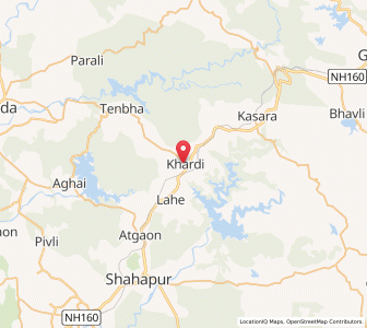 Map of Khardi, Maharashtra