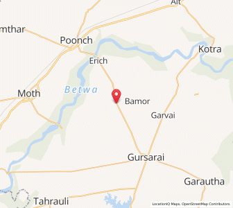 Map of Khareni, Uttar Pradesh