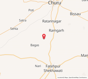 Map of Khareta, Rajasthan