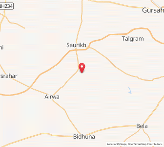 Map of Khargai, Uttar Pradesh