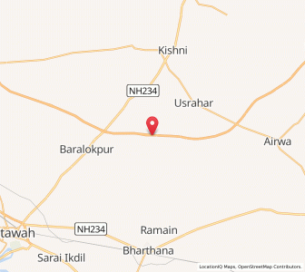 Map of Khargua, Uttar Pradesh