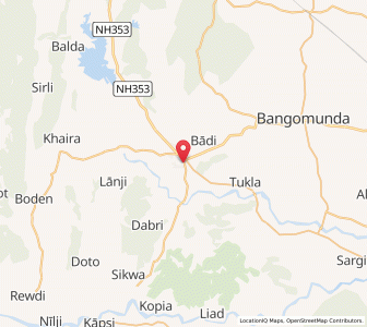 Map of Kharhial, Odisha