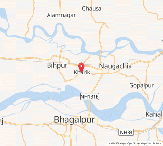 Map of Kharik, Bihar