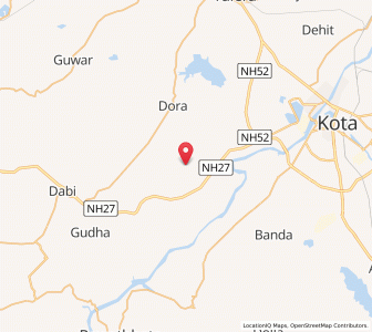Map of Kharipur, Rajasthan
