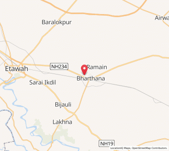 Map of Kharjit ka Nagla, Uttar Pradesh