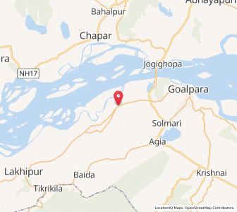 Map of Kharmauza, Assam