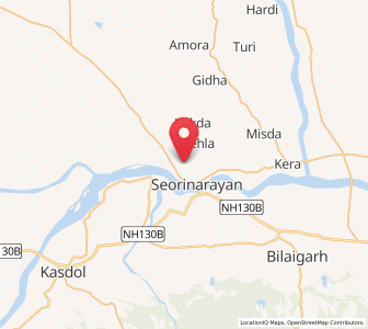 Map of Kharod, Chhattisgarh