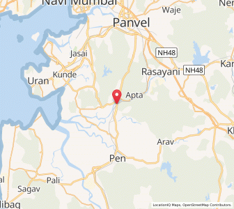 Map of Kharpada, Maharashtra