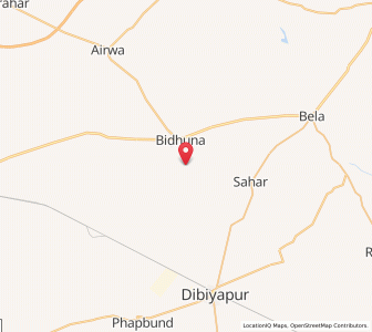 Map of Kharugpur, Uttar Pradesh
