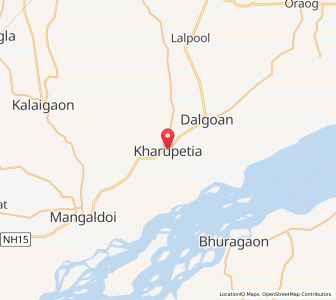 Map of Kharupatia, Assam