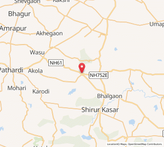 Map of Kharwandi, Maharashtra