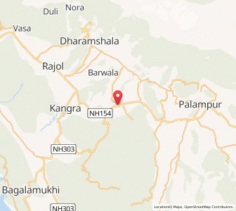 Map of Khas Nagrota, Himachal Pradesh
