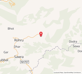 Map of Khashdhar, Himachal Pradesh