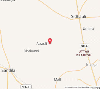Map of Khasraul, Madhya Pradesh