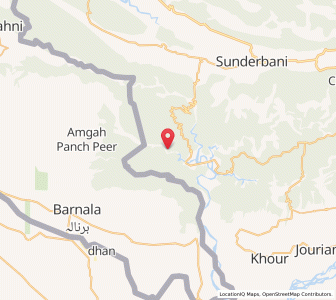 Map of Khatah, Kashmir