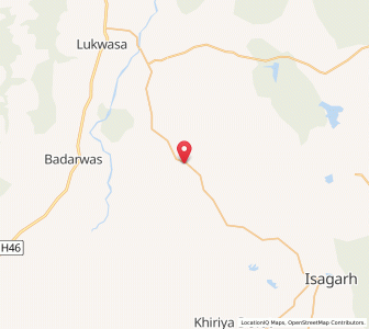 Map of Khataura, Madhya Pradesh