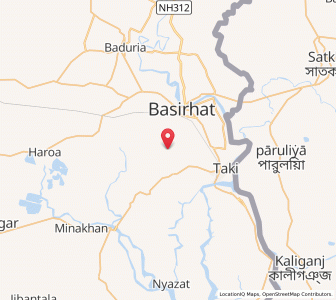 Map of Khaturi, West Bengal