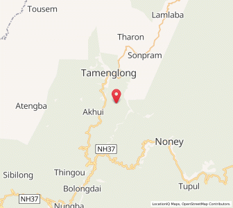 Map of Khebuching, Manipur