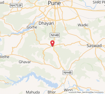 Map of Khed, Maharashtra