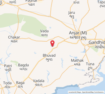 Map of Khedoi, Gujarat