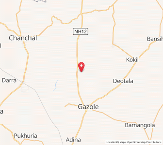 Map of Khedra, West Bengal