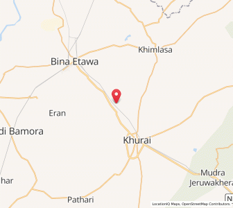 Map of Khejara, Madhya Pradesh