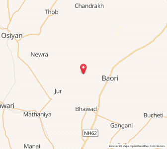 Map of Khelawa Bara, Rajasthan