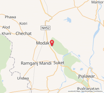 Map of Khemaj, Rajasthan