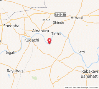 Map of Khemlapur, Karnataka