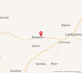 Map of Khera, Rajasthan