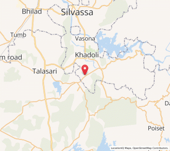 Map of Kherdi, Dadra and Nagar Haveli