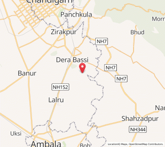 Map of Kheri Gujran, Punjab
