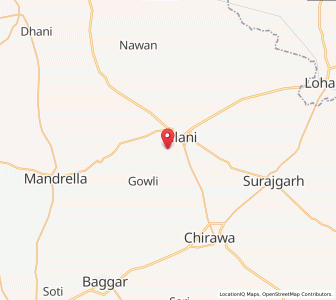 Map of Kherla ka Bas, Rajasthan