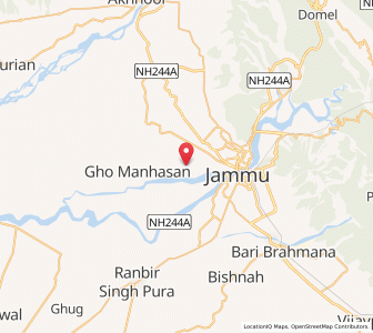 Map of Khiarian, Kashmir