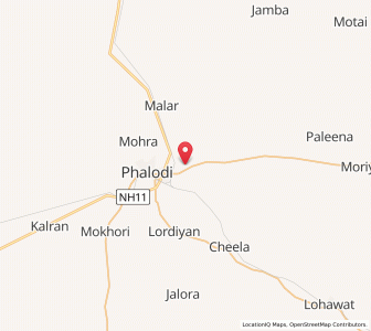 Map of Khichand, Rajasthan