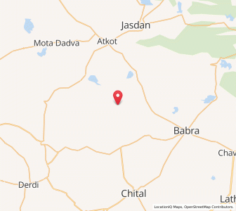 Map of Khijadia, Gujarat