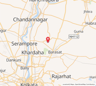 Map of Khilkapur, West Bengal