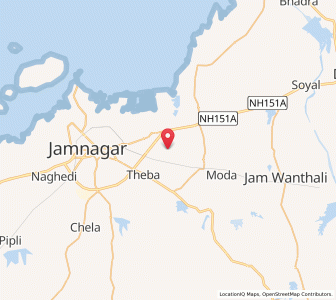 Map of Khimrana, Gujarat