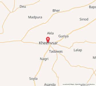 Map of Khimsar, Rajasthan