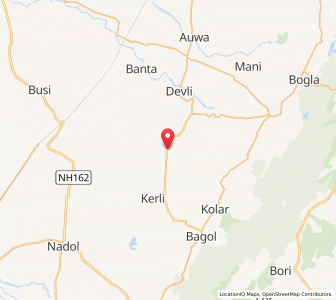Map of Khinwara, Rajasthan
