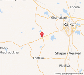 Map of Khirasra, Gujarat