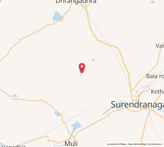 Map of Khodu, Gujarat