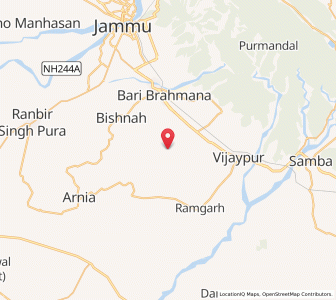 Map of Khoijipur, Kashmir