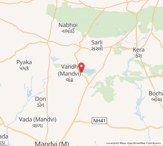 Map of Khojachora, Gujarat