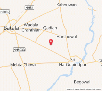 Map of Khojala, Punjab