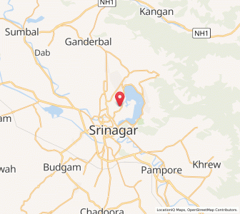 Map of Khojiarbal, Kashmir