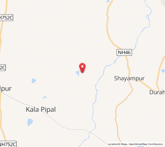 Map of Khokara Kalan, Madhya Pradesh