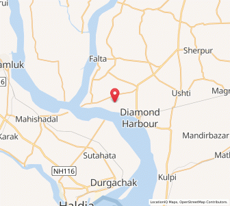 Map of Kholakhali, West Bengal