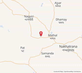 Map of Khombhadi Mota, Gujarat