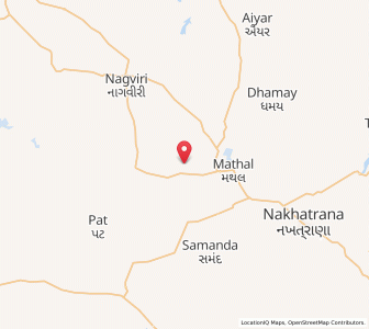Map of Khombhadi, Gujarat
